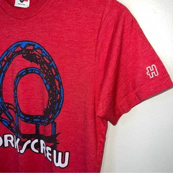Homage Cedar Point Corkscrew Tee Unisex Size XS - Picture 8 of 8
